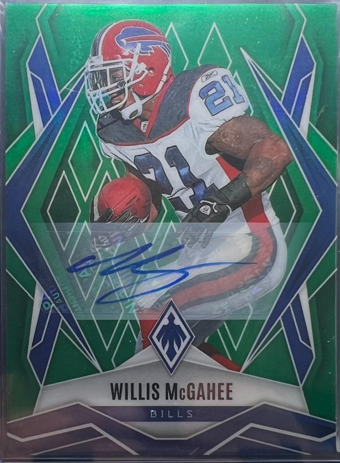 Willis McGahee [Green Autograph] #64