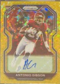 Antonio Gibson [Autograph No Huddle Gold] #384