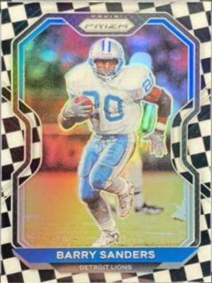 Barry Sanders [Black and White Checker] #204