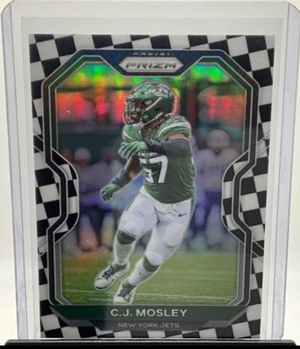 C.J. Mosley [Black and White Checker] #34