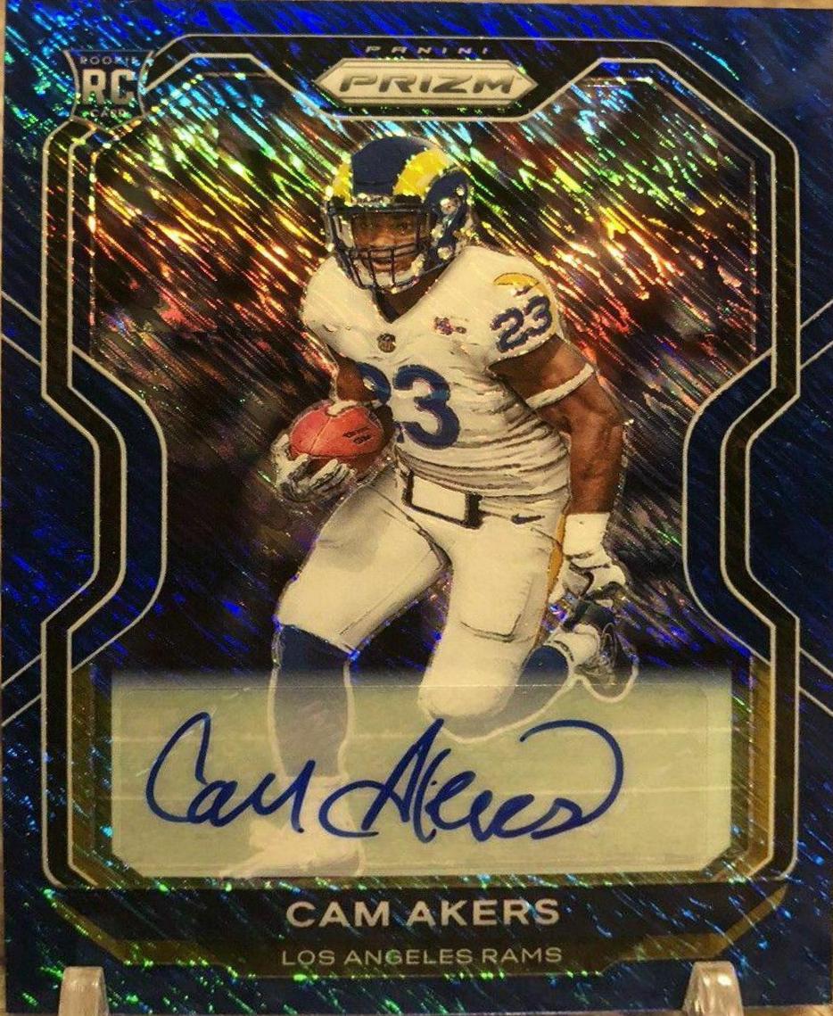 Cam Akers [Blue Shimmer] #376