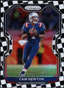 Cam Newton [Black and White Checker] #19