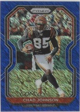 Chad Johnson [Blue Shimmer] #54