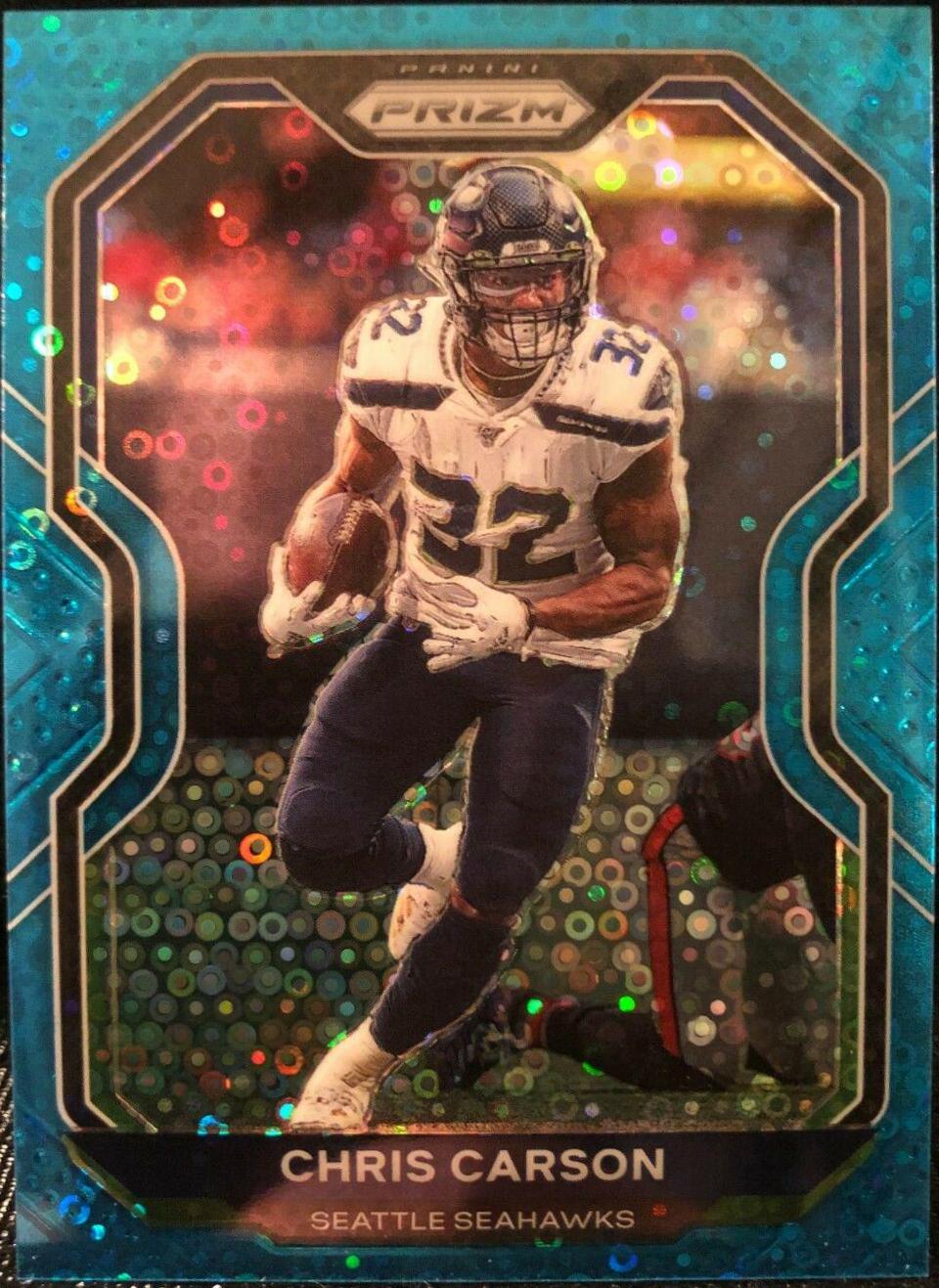 Chris Carson [No Huddle Blue] #295