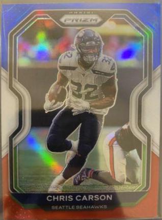 Chris Carson [Red White and Blue] #295