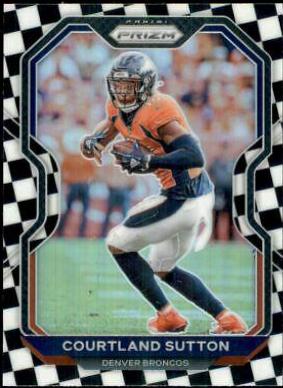Courtland Sutton [Black and White Checker] #111