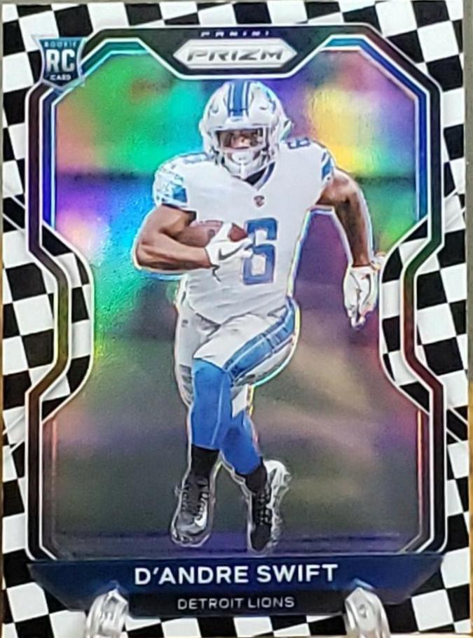 D'Andre Swift [Black and White Checker] #358