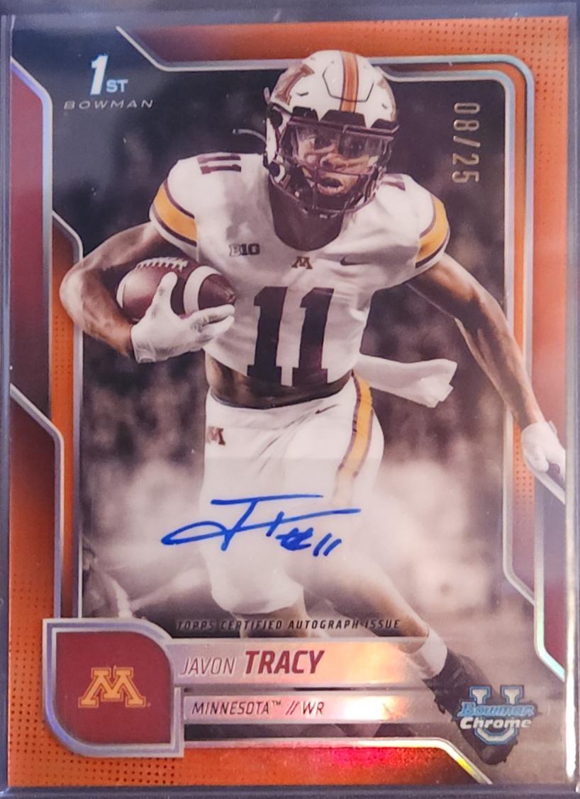 Javon Tracy [Orange Refractor] #BCA-JTR