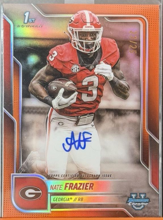 Nate Frazier [Orange Refractor] #BCA-NF