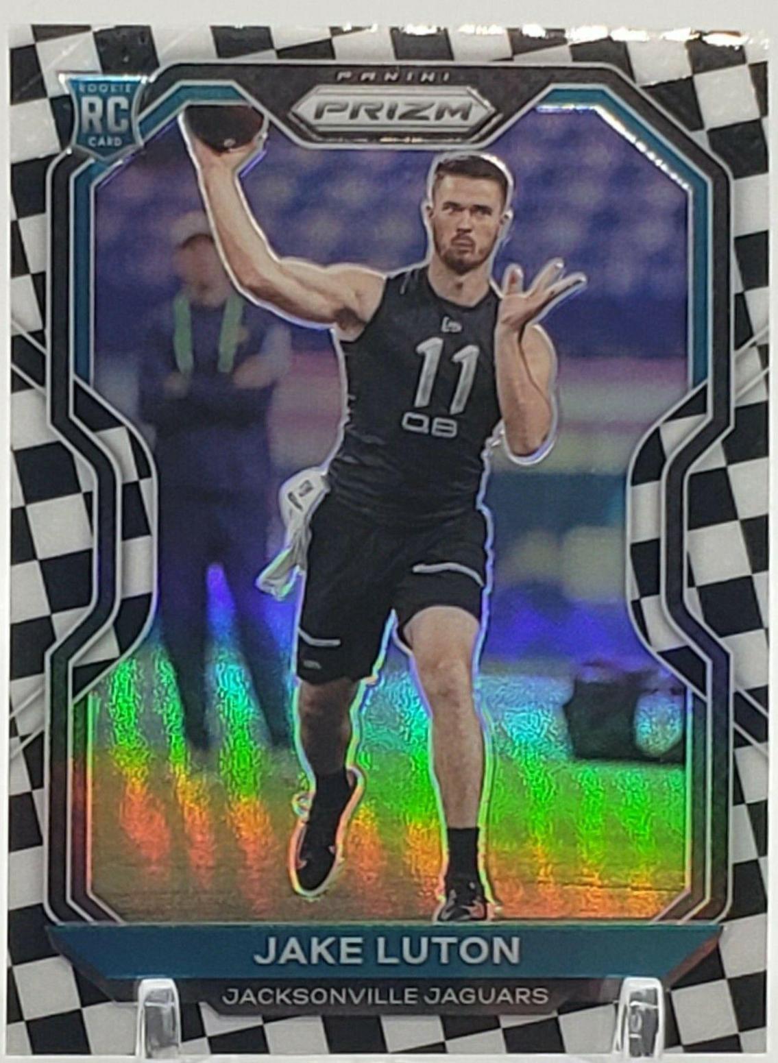 Jake Luton [Black and White Checker] #354
