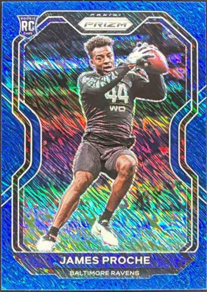 James Proche [Autograph Blue Shimmer] #382