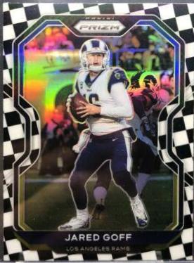 Jared Goff [Black and White Checker] #275