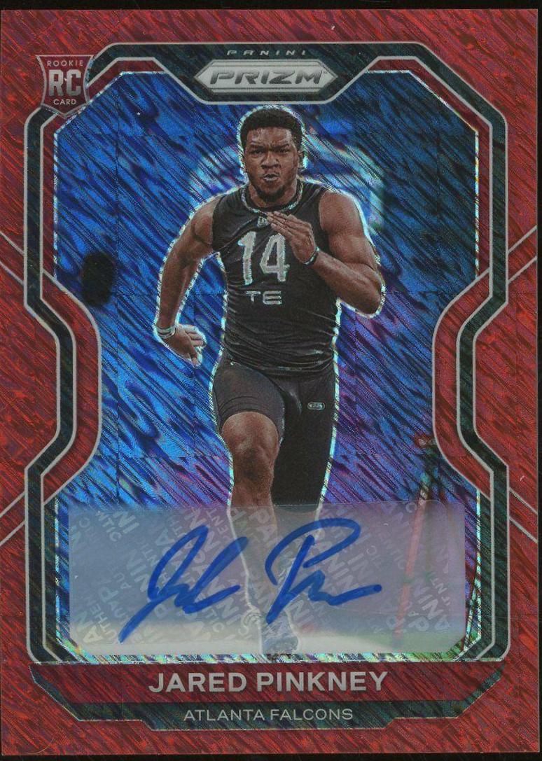 Jared Pinkney [Autograph Red Shimmer] #348
