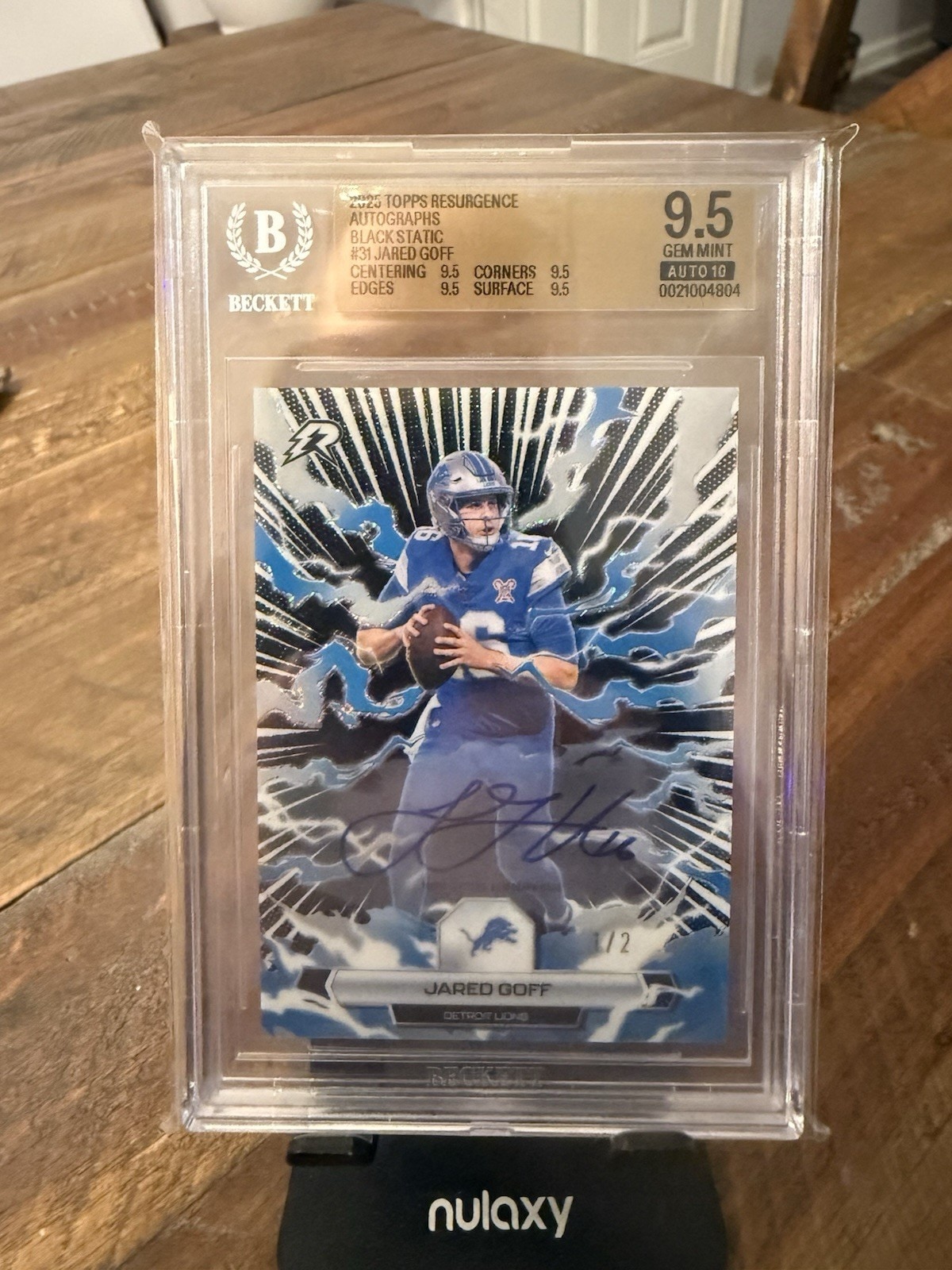 Jared Goff [Black Static] #31