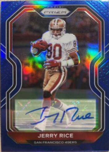 Jerry Rice [Autograph Blue] #291