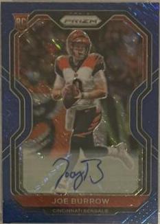 Joe Burrow [Autograph Blue Shimmer] #307