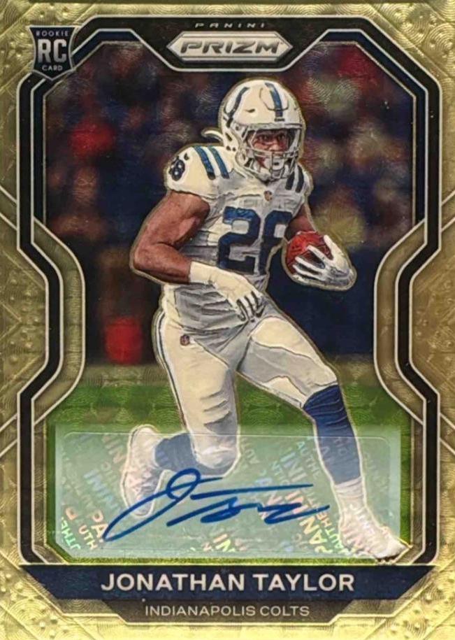 Jonathan Taylor [Autograph Gold Vinyl] #332