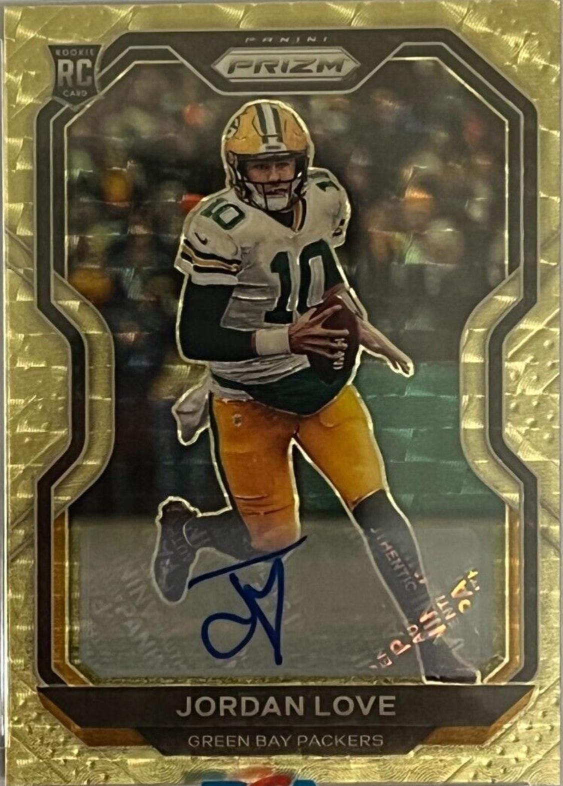 Jordan Love [Autograph Gold Vinyl] #363