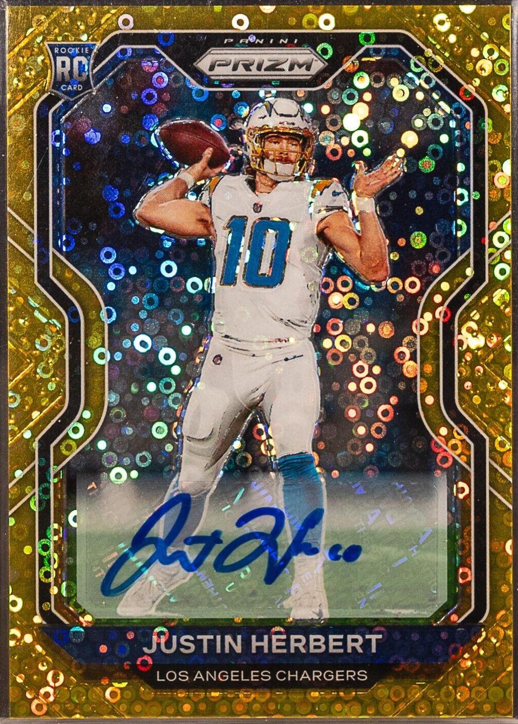 Justin Herbert [Autograph No Huddle Gold] #325