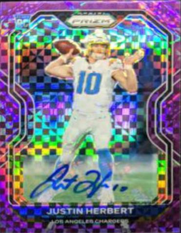 Justin Herbert [Autograph Purple Power] #325