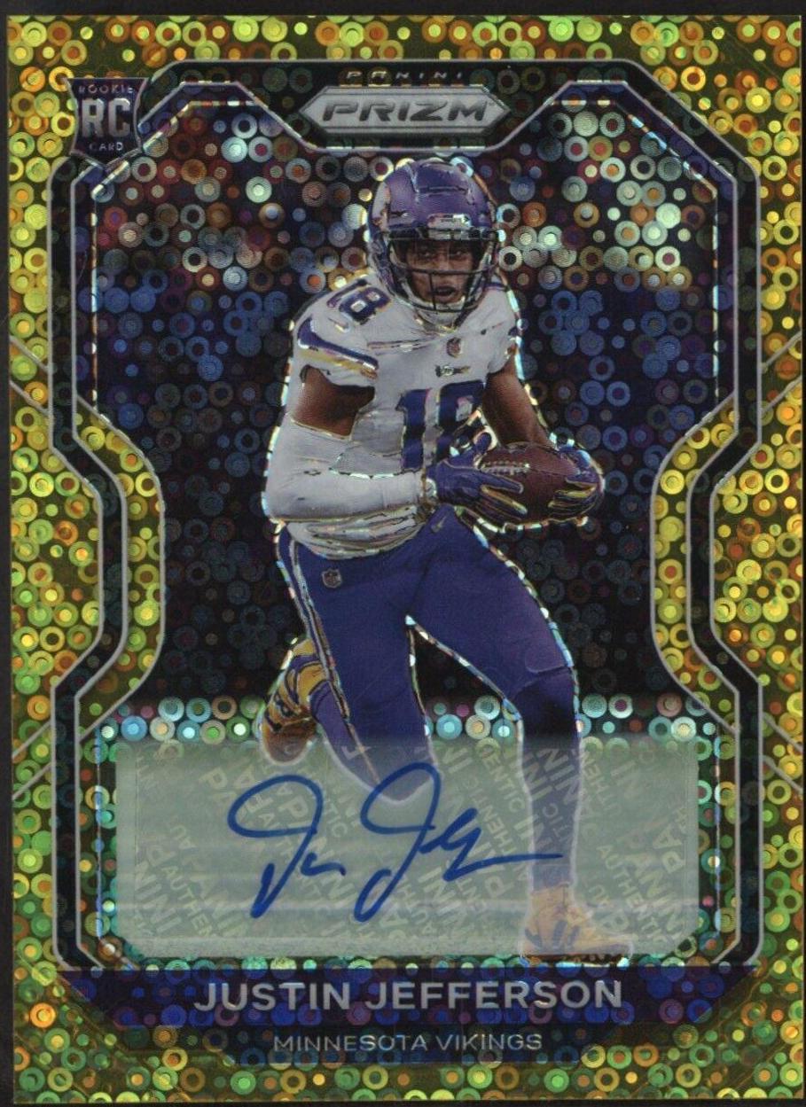 Justin Jefferson [Autograph No Huddle Gold] #398