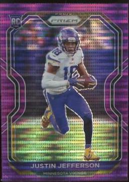 Justin Jefferson [Purple Pulsar Prizm] #398