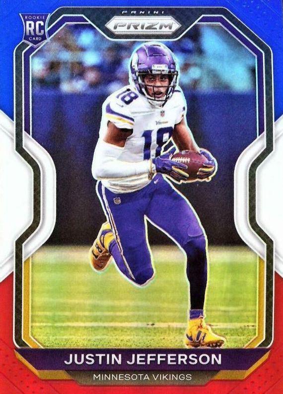 Justin Jefferson [Red White and Blue] #398
