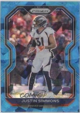 Justin Simmons [Blue Ice] #118