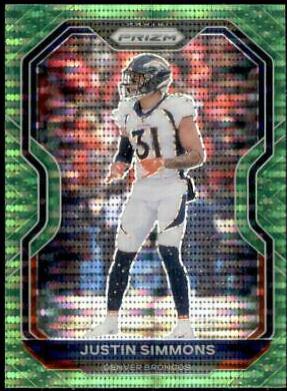 Justin Simmons [Neon Green Pulsar] #118