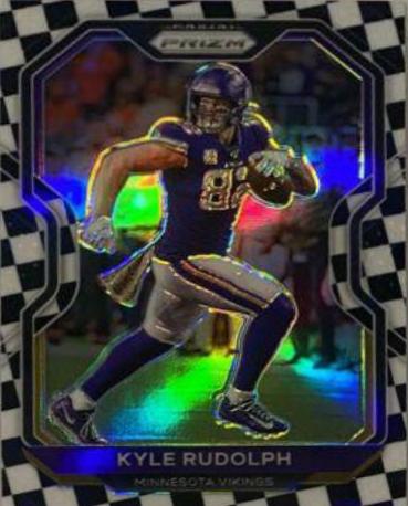 Kyle Rudolph [Black and White Checker] #217