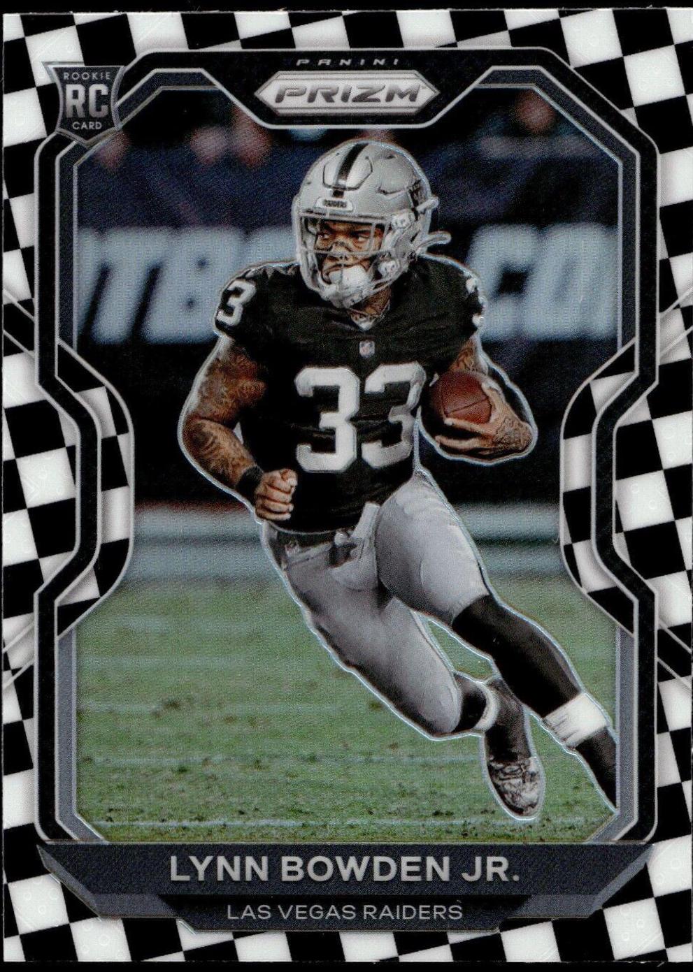 Lynn Bowden Jr. [Black and White Checker] #374