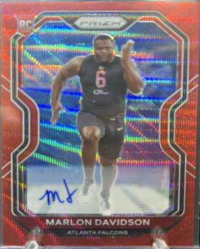 Marlon Davidson [Autograph Red Wave] #347