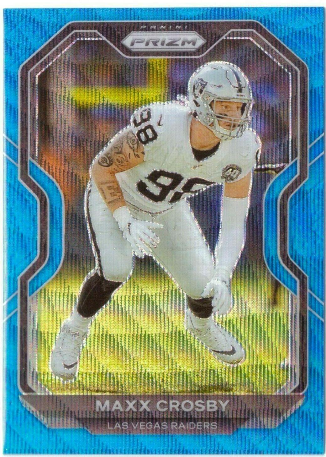 Maxx Crosby [Blue Wave] #136