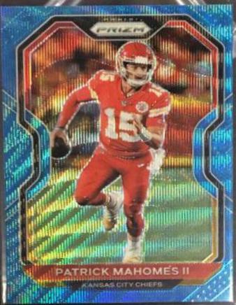 Patrick Mahomes II [Blue Shimmer] #124