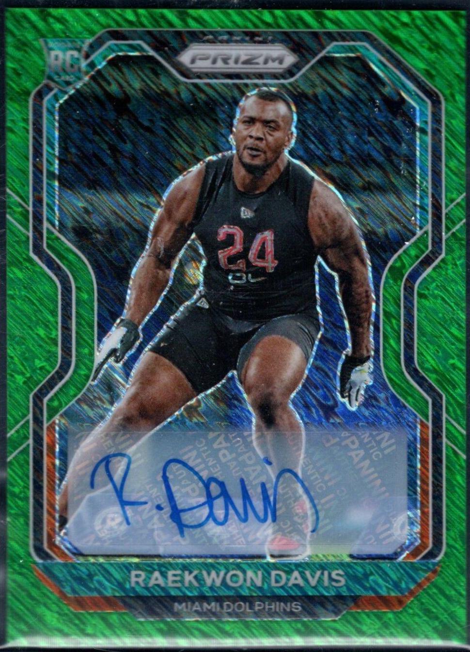 Raekwon Davis [Autograph Green Shimmer] #341