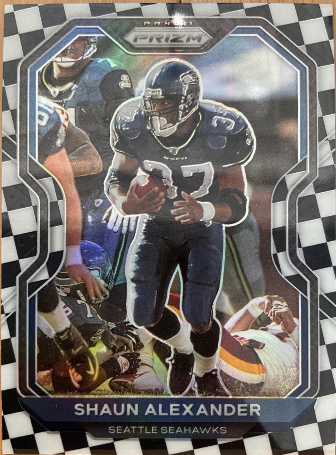 Shaun Alexander [Black and White Checker] #300