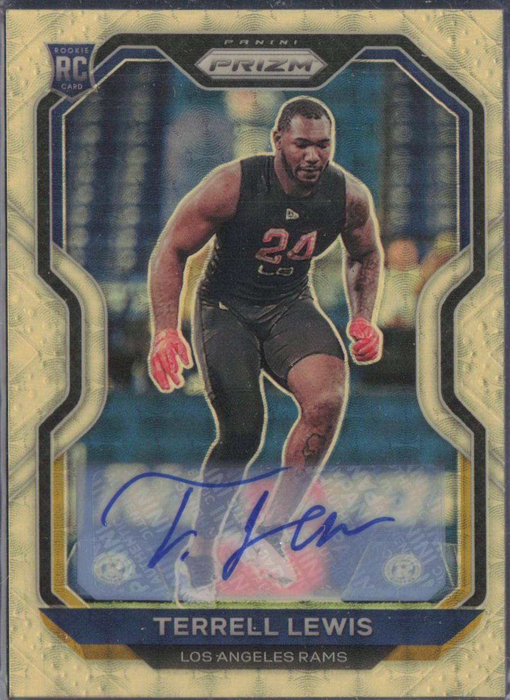 Terrell Lewis [Autograph Gold Vinyl] #378