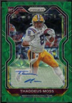 Thaddeus Moss [Autograph Green Scope] #386