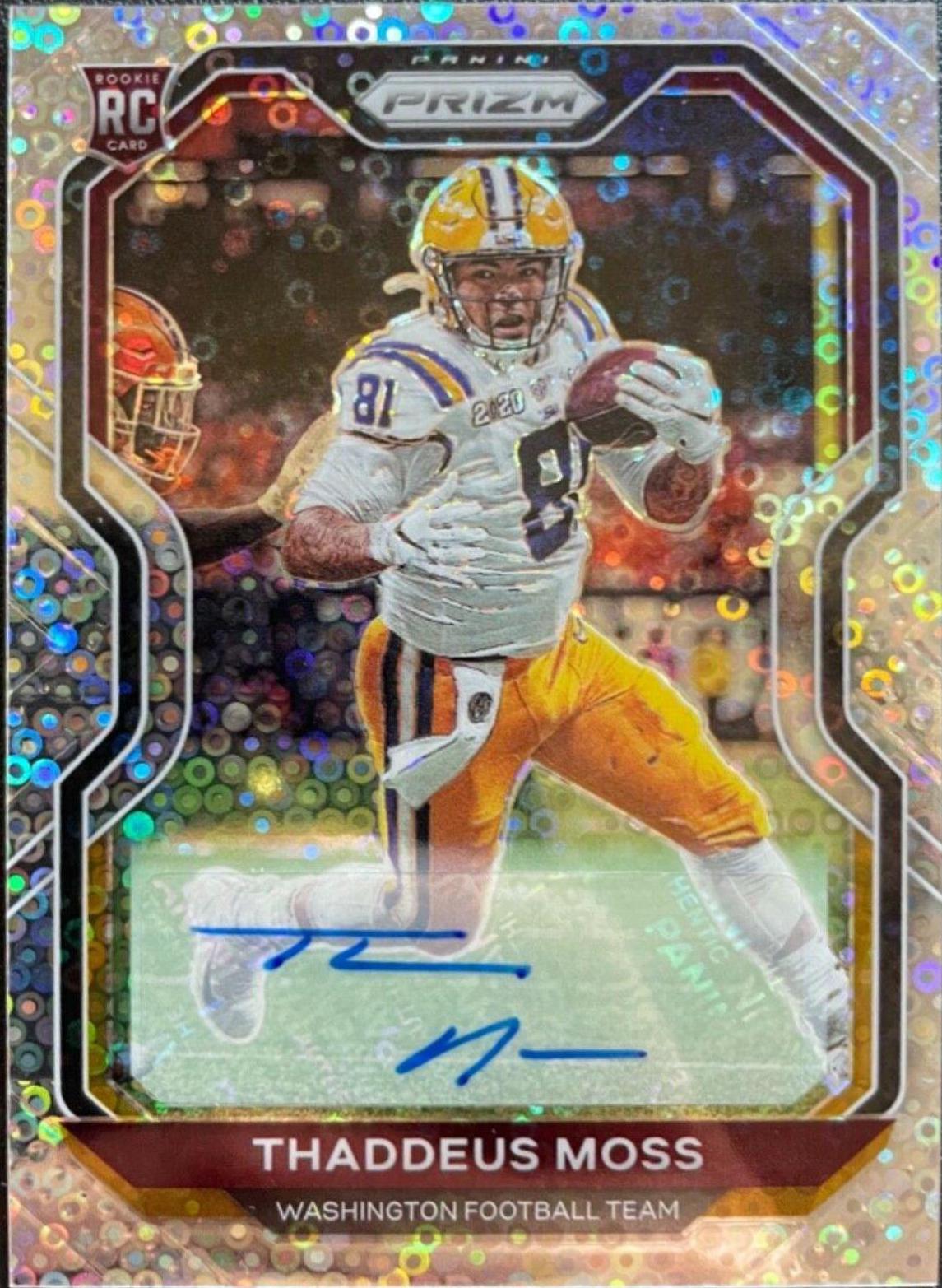 Thaddeus Moss [Autograph No Huddle] #386