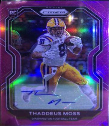 Thaddeus Moss [Autograph Pink] #386