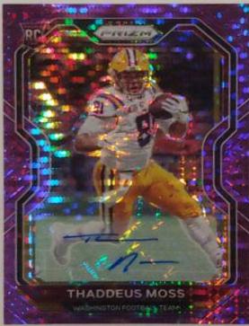 Thaddeus Moss [Autograph Purple Pulsar] #386