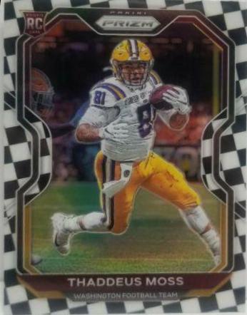 Thaddeus Moss [Black and White Checker] #386