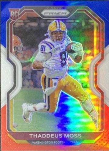 Thaddeus Moss [Red White and Blue] #386