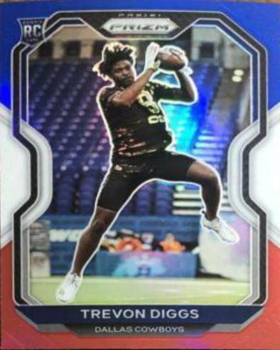 Trevon Diggs [Red White and Blue Prizm] #335