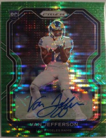 Van Jefferson [Autograph Green Shimmer] #377