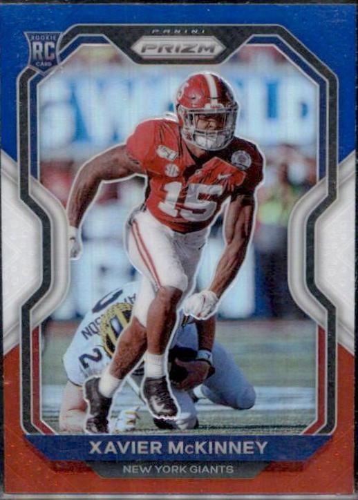 Xavier McKinney [Red White and Blue] #349
