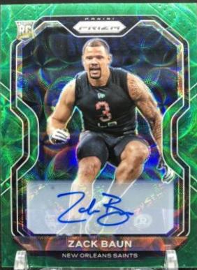 Zack Baun [Autograph Green Scope] #387
