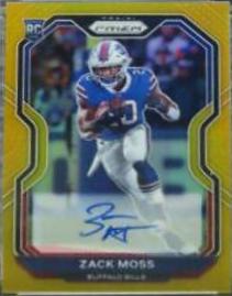 Zack Moss [Autograph Gold] #311