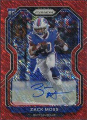 Zack Moss [Autograph Red Shimmer] #311