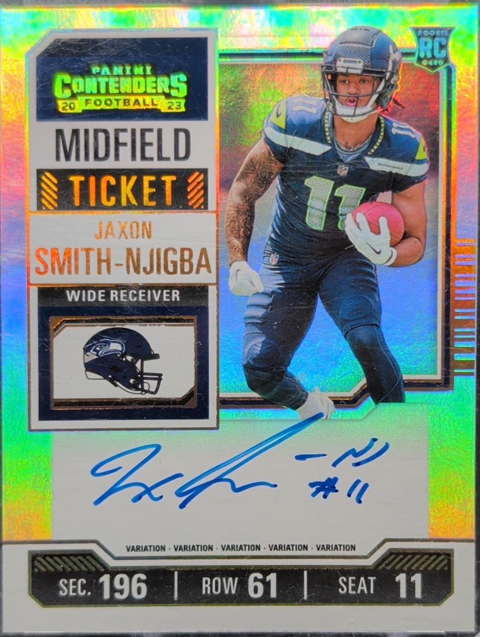 Jaxon Smith-Njigba [Printing Plate Variation] #117